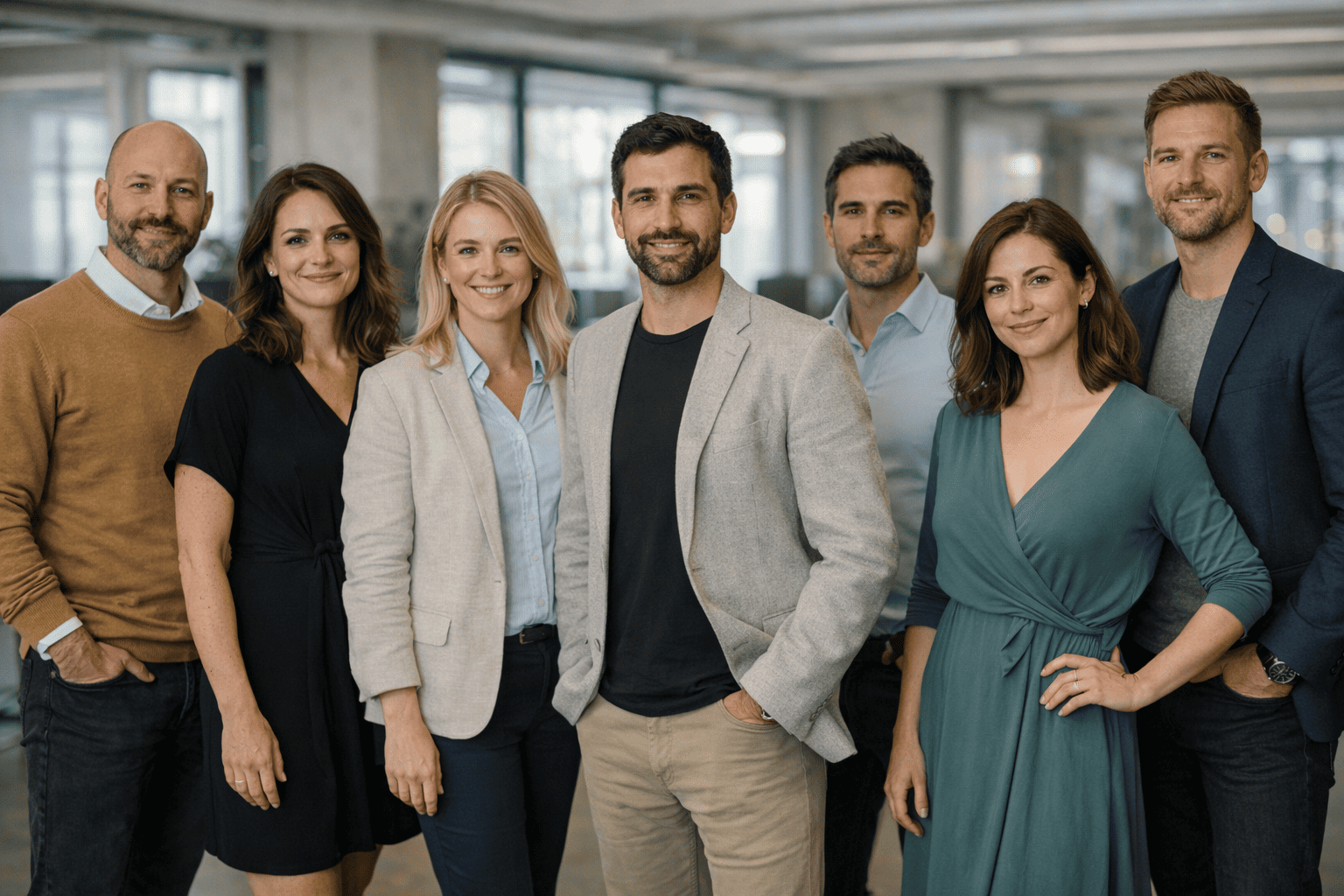 Team working on AI trading platform — Ascesa luxerise